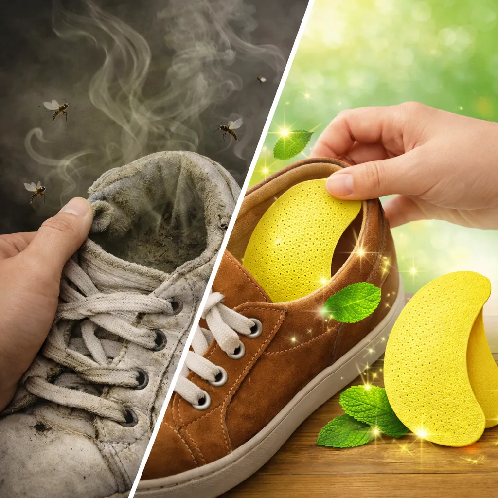Дезодориращи пластири за обувки Stop Odor, 10 броя, против неприятни миризми, за ежедневна свежест фото 3