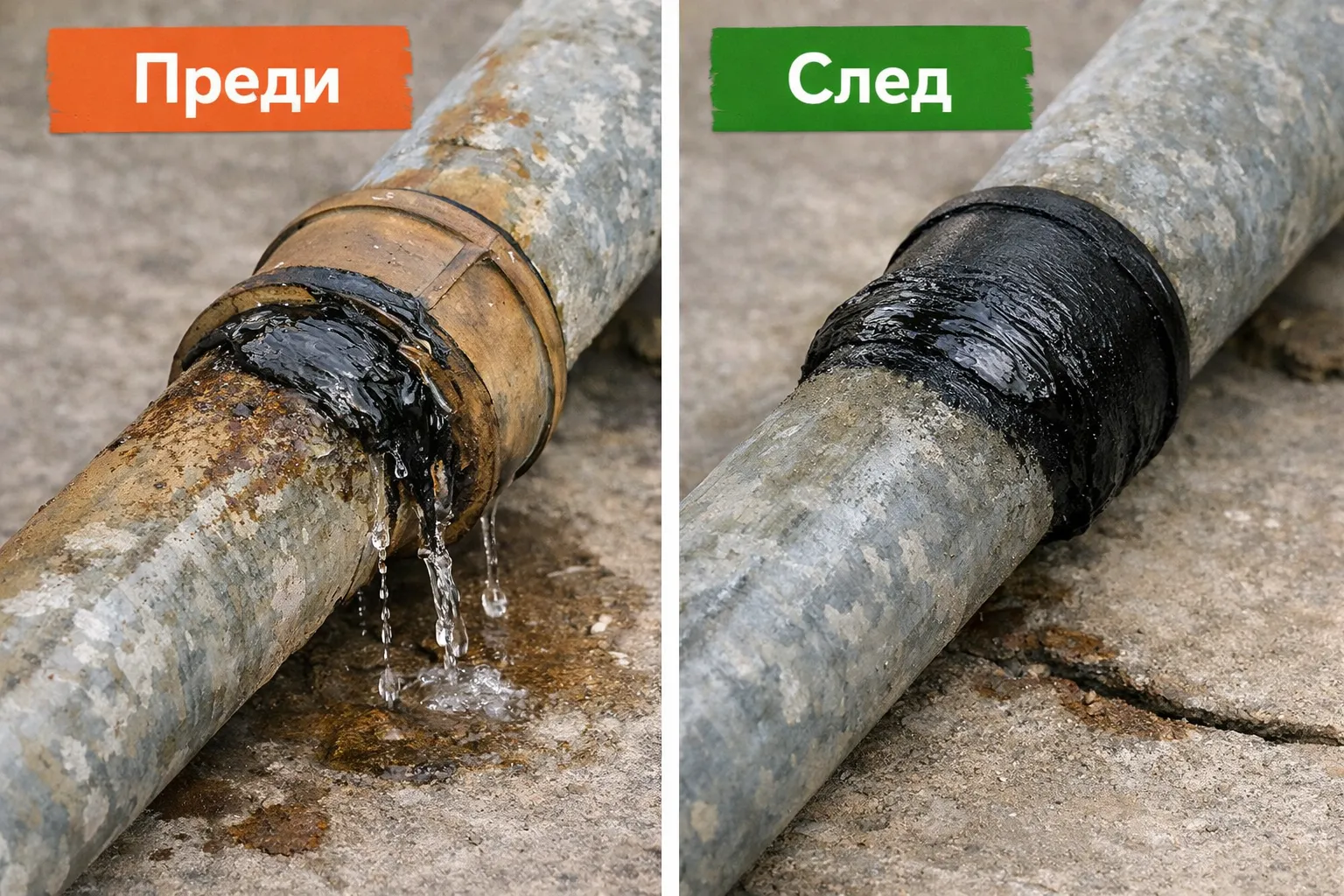 Полиуретанов спрей Quik Seal 700 ml за запечатване на течове и пукнатини, еластично гумено покритие, за покриви и улуци фото 5