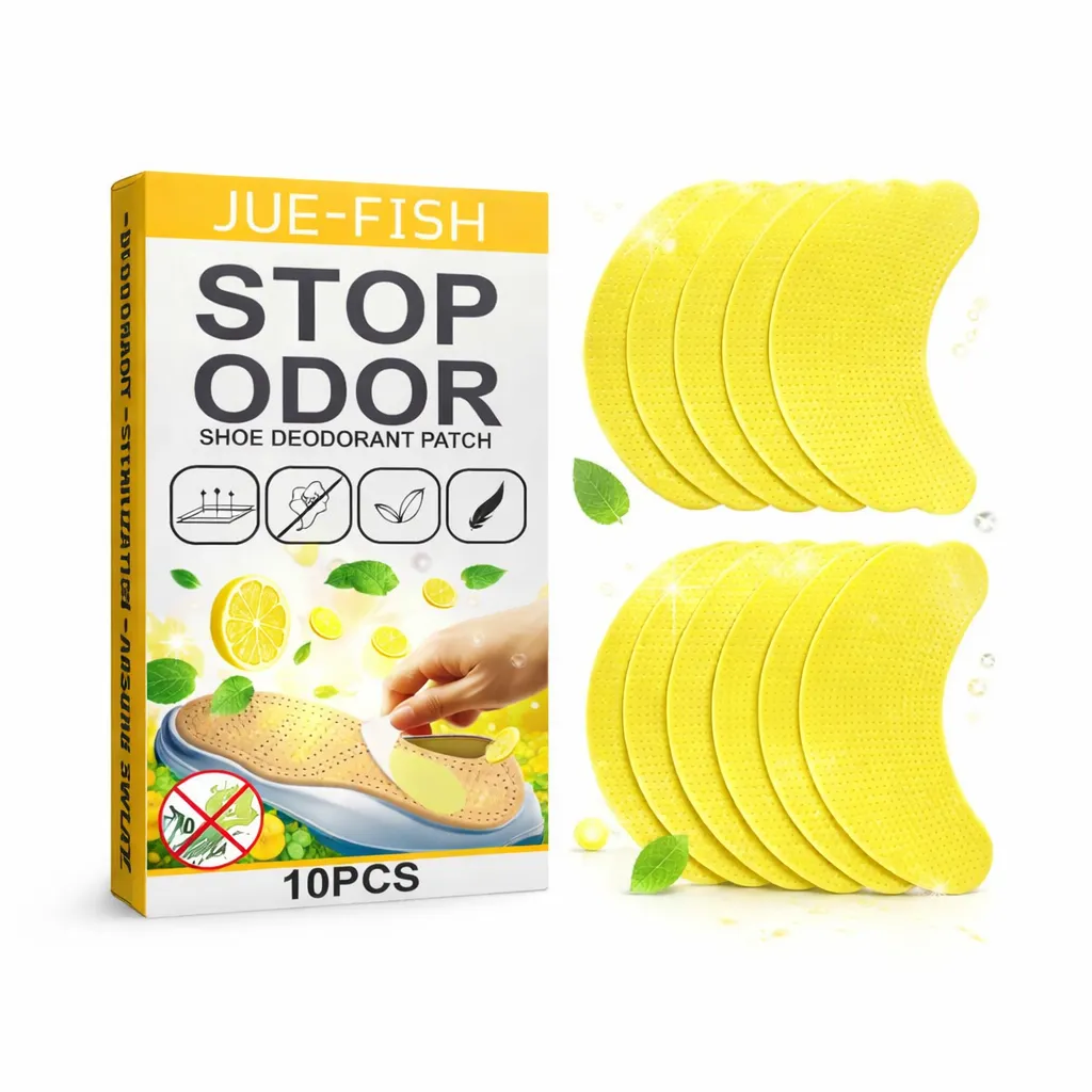 Дезодориращи пластири за обувки Stop Odor, 10 броя, против неприятни миризми, за ежедневна свежест фото 2